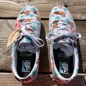Vans Discovery Project Cat Comfy Cush Mens White Sneakers Vans Comfycush Era Discovery Project Cat White Sz US 8.5 Men  main image 4